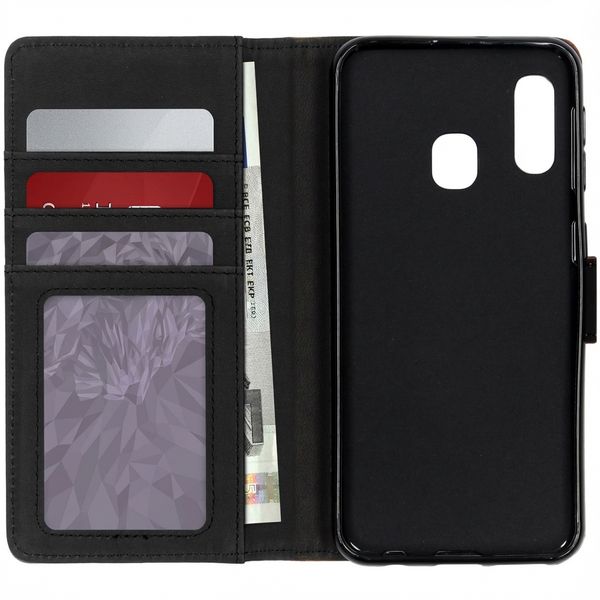 imoshion Luxuriöse Klapphülle Samsung Galaxy A20e - Schwarz
