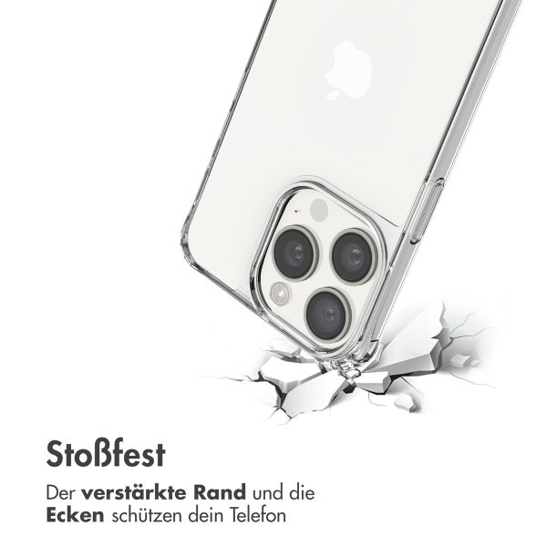 imoshion Back Cover mit Band + Armband Apple iPhone 15 Pro - Perlenherzen