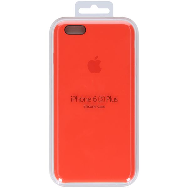 Apple Silikon-Case Orange für das Apple iPhone 6(s) Plus