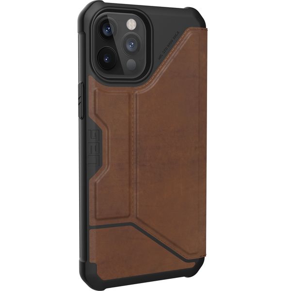 UAG Metropolis Klapphülle iPhone 12 Pro Max - Leather Brown