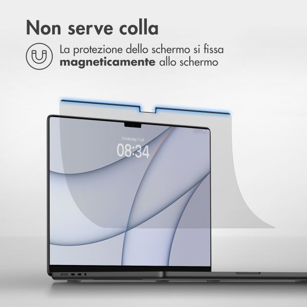 Accezz Magnetische Displayschutzfolie Apple MacBook Air 15 Zoll (2023 / 2024 M3 / 2025 M4 / 2026 M5)