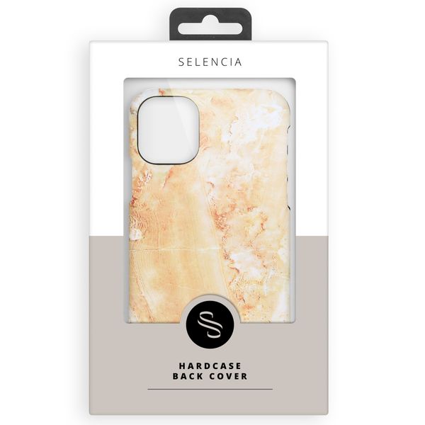 Selencia Maya Fashion Backcover iPhone 12 (Pro) - Marble Sand