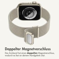 imoshion Mailändische Magnetarmband für Apple Watch | 44/45/46/49 mm - Starlight