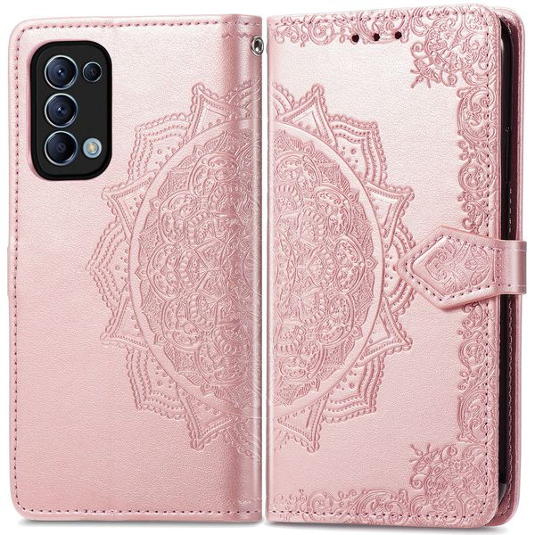 imoshion Mandala Klapphülle Oppo Find X3 Lite - Roségold