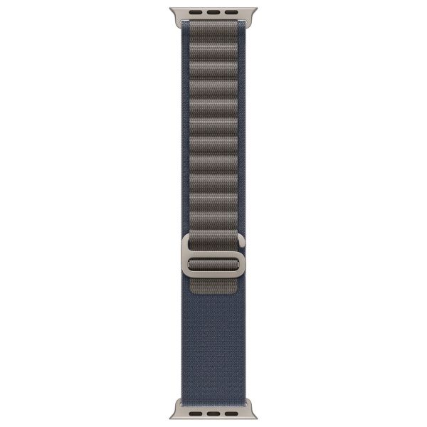 Apple Alpine Loop Band für die Apple Watch Series 1 bis 10 / SE / Ultra (2) (44/45/46/49 mm) - Größe L - Blau