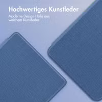 imoshion Canvas Sleepcover Klapphülle für das Kobo Clara Colour / Clara BW / Tolino Shine 5 / Shine Color - Dunkelblau
