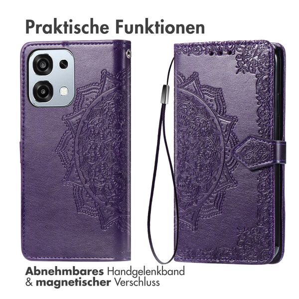 imoshion Mandala Klapphülle Oppo A6 Pro (5G) - Violett