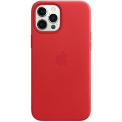 Apple Leder-Case MagSafe für Apple iPhone 12 Pro Max - Red