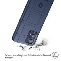 imoshion Rugged Shield Backcover für das Motorola Moto G73 - Dunkelblau