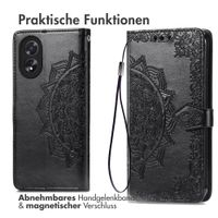 imoshion Mandala Klapphülle Oppo A18 / Oppo A38 - Schwarz