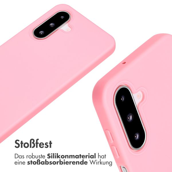 imoshion Silikonhülle mit Band Samsung Galaxy A26 - Rosa