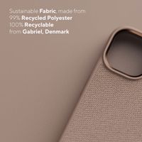 Njorð Collections Fabric Case für das iPhone 14 Pro Max - Pink Sand