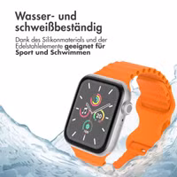 imoshion Athletic Silikonarmband für das  Apple Watch Series 1 t/m 11 / SE / Ultra (44/45/46/49 mm) - Orange