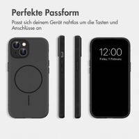 imoshion Color Backcover mit Thin MagSafe Ring Apple iPhone 15 - Schwarz
