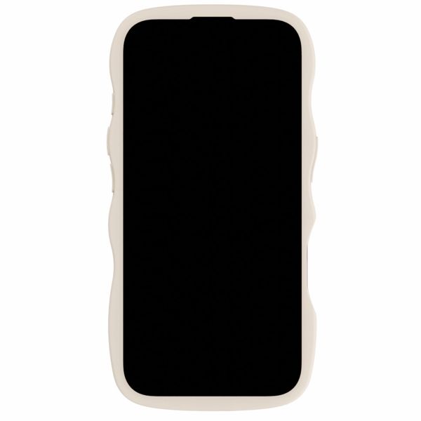 Holdit Wavy Case Apple iPhone 16 - Light Beige