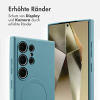 imoshion Color Back Cover mit MagSafe Samsung Galaxy S24 Ultra - Smoke Green