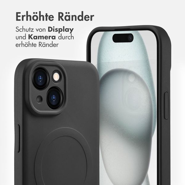 imoshion Color Back Cover mit MagSafe Apple iPhone 15 - Schwarz