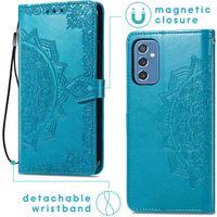 imoshion Mandala Klapphülle für das Samsung Galaxy M52 - Türkis