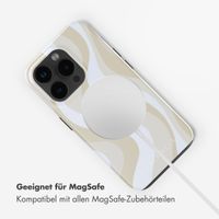 Selencia Vivid Rückabdeckung mit MagSafe Apple iPhone 15 Pro Max - Desert Waves Beige