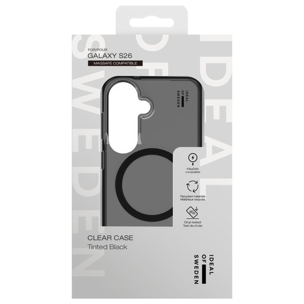 iDeal of Sweden Clear Case MagSafe Samsung Galaxy S26 - Tinted Black