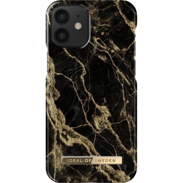 iDeal of Sweden Fashion Back Case iPhone 12 Mini - Golden Smoke Marble