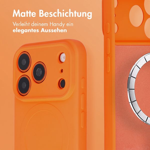 imoshion Color Back Cover mit MagSafe Apple iPhone 18 Pro / 17 Pro - Orange