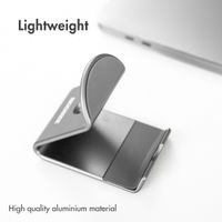 Accezz Handyhalterung für den Schreibtisch - Tablethalter für den Schreibtisch - Premium - Aluminium - Grau