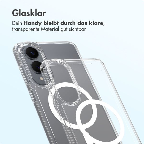 Accezz Xtreme Impact Backcover mit MagSafe Samsung Galaxy S25 Edge - Transparent
