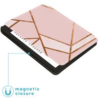imoshion Design Slim Hard Case Klapphülle Amazon Kindle (2024) / Amazon Kindle (2022) 11th gen - Pink Graphic