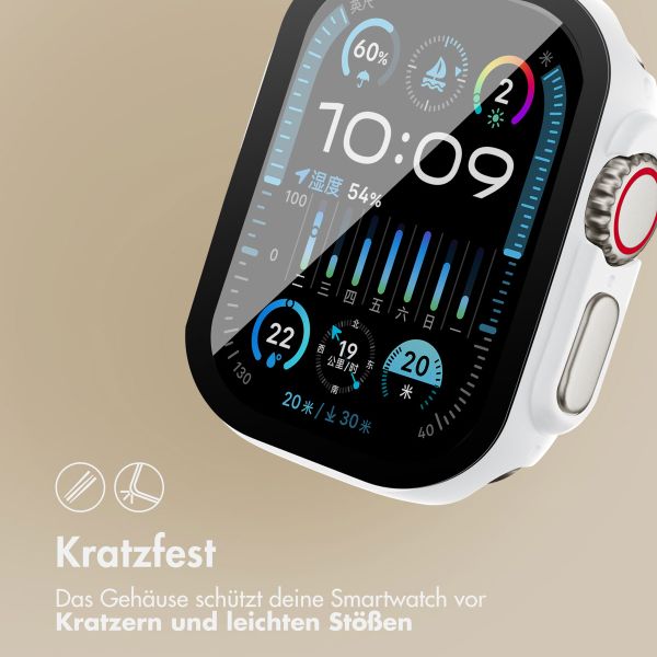 imoshion Full Cover Hard Case Apple Watch Ultra / Ultra 2 / Ultra 3 - 49 mm - Weiß