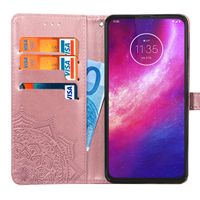 Mandala Klapphülle Roségold Motorola One Hyper
