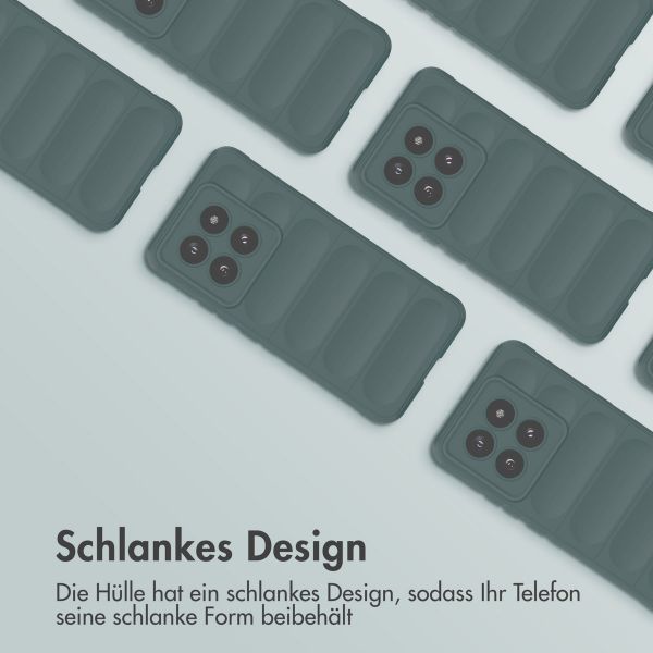 imoshion EasyGrip Backcover Xiaomi 14 Pro - Dunkelgrün