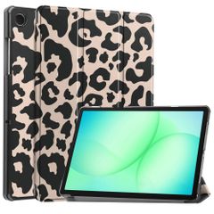 imoshion Design Trifold Klaphülle Samsung Galaxy Tab A11 Plus - Leopard