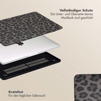 Selencia Sabi Laptop Cover Leopardenmuster Apple MacBook Air 15 Zoll (2023 / 2024 M3 chip / 2025 M4 chip) - Midnight Black