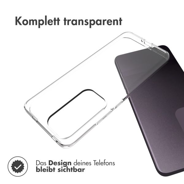 Accezz TPU Clear Cover für das Oppo Reno 12 - Transparent