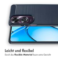 imoshion Brushed Back Cover für das Oppo A60 4G - Dunkelblau