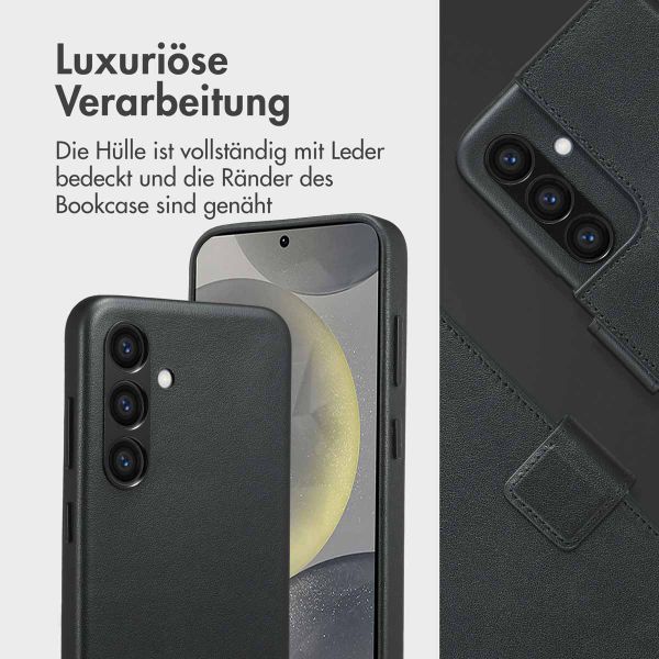 Accezz 2-in-1 Klapphülle aus Leder mit MagSafe Samsung Galaxy S24 - Onyx Black
