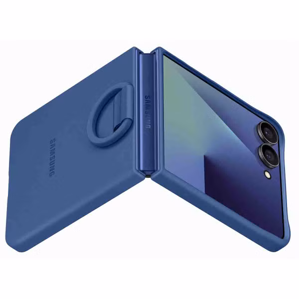 Samsung Original Silikon Cover Ring Samsung Galaxy Z Flip 7 - Blue