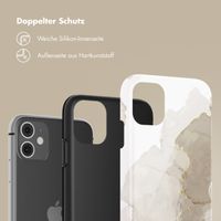 Selencia Vivid Backcover iPhone 11 - Marble Light Brown