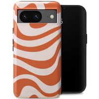 Selencia Vivid Tough Back Cover für das Google Pixel 8 - Dream Swirl Orange