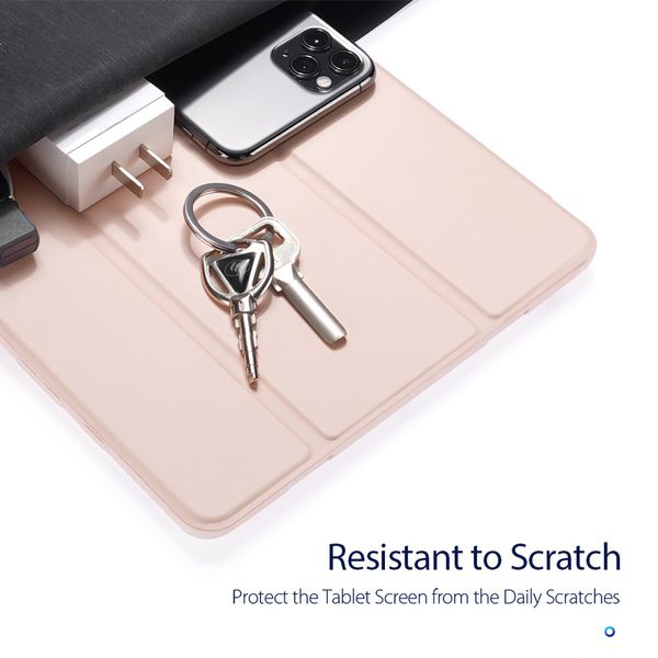 Accezz Smart Silicone Klapphülle Samsung Galaxy Tab A7 - Roségold