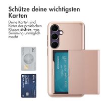 imoshion Backcover mit Kartenfach Samsung Galaxy S24 FE - Rosé gold