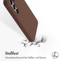 Accezz Liquid Silikoncase mit MagSafe Samsung Galaxy S26 - New Tea Brown