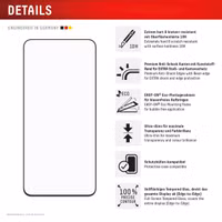 Displex Bildschirmschutzfolie Real Glass Full Cover Samsung Galaxy S24 FE / S25 FE