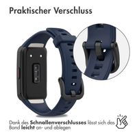 imoshion Silikonband für das Huawei Band 6 / Honor Band 6 - Dunkelblau