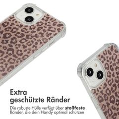 imoshion Design Hülle mit Band Apple iPhone 14 - Leopard Mood
