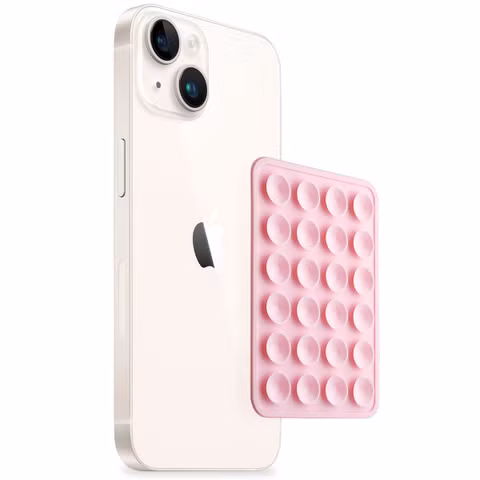 Selencia ﻿2er-Pack Telefonhalter Saugnapf - Hellrosa