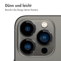 imoshion ﻿2er-Pack Objektivschutz für Kamera für das iPhone 13 Pro / 13 Pro Max - Schwarz