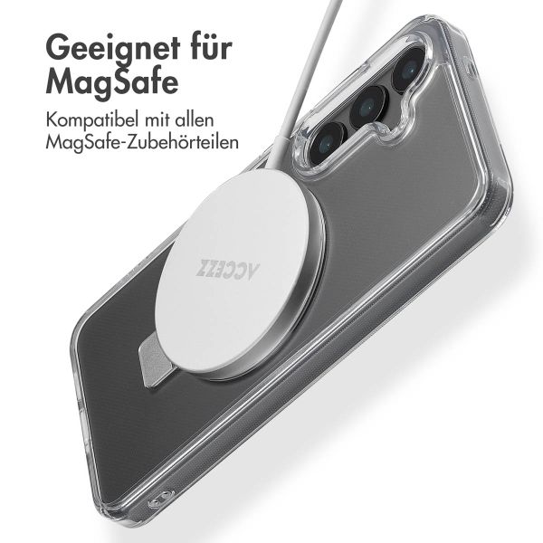 Accezz Ring Stand Backcover mit MagSafe Samsung Galaxy S24 - Transparent