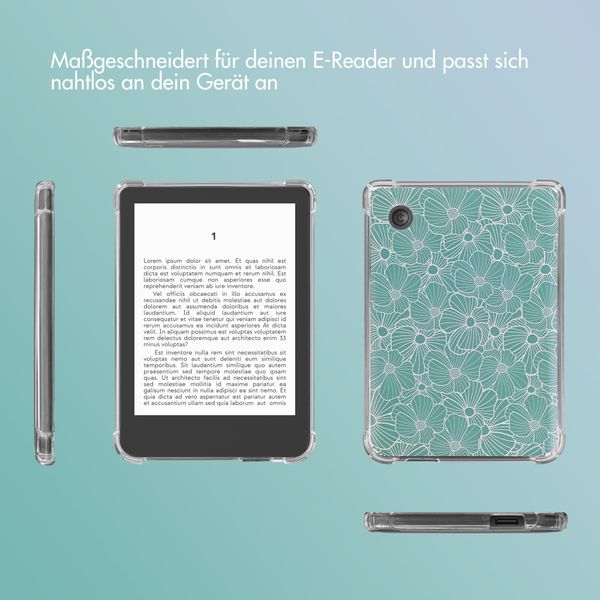 imoshion Design Clear Backcover Kobo Clara Colour / Clara BW - Botanica